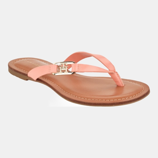 Tommy Hilfiger Women's Leile Flat Thong Sandals - Medium Pink