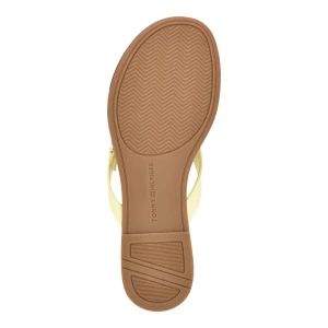 Tommy Hilfiger Women's Leile Flat Thong Sandals - Yellow - Image 6