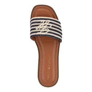 Tommy Hilfiger Women's Temira Flat Slide Sandals - Dark Blue - Image 5