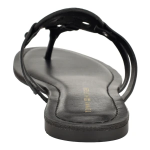 Tommy Hilfiger Women's Lerriz Logo Flat Thong Slide Sandals - Black - Image 4