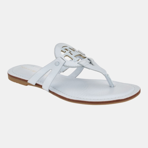 Tommy Hilfiger Women's Lerriz Logo Flat Thong Slide Sandals - Breezy Blue