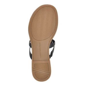 Tommy Hilfiger Women's Lerriz Logo Flat Thong Slide Sandals - Marine - Image 6
