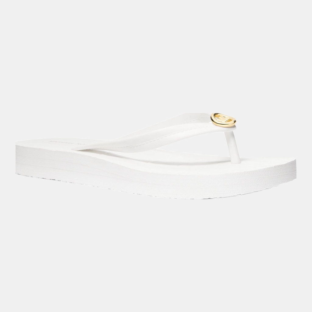 Michael Kors Women's Posie Flip-Flop Sandals - Optic White Croc