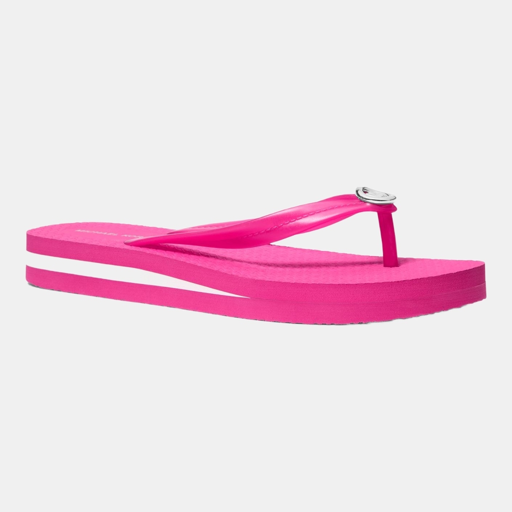 Michael Kors Women's Posie Flip-Flop Sandals - Raspberry Logo