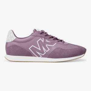 Michael Kors Outlet Essex Mixed-Media Trainer - Image 3
