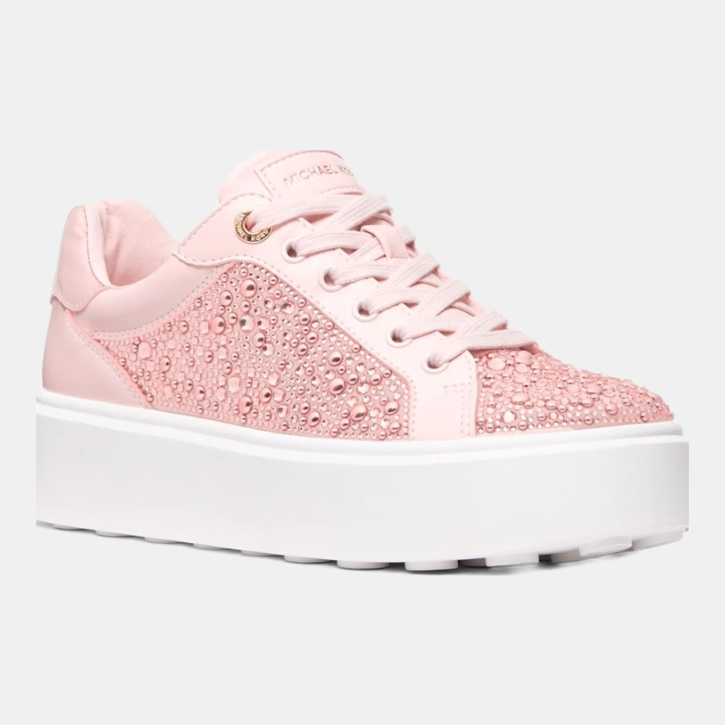 Michael Kors Outlet Romey Embellished Platform Sneaker - POWDER BLUSH