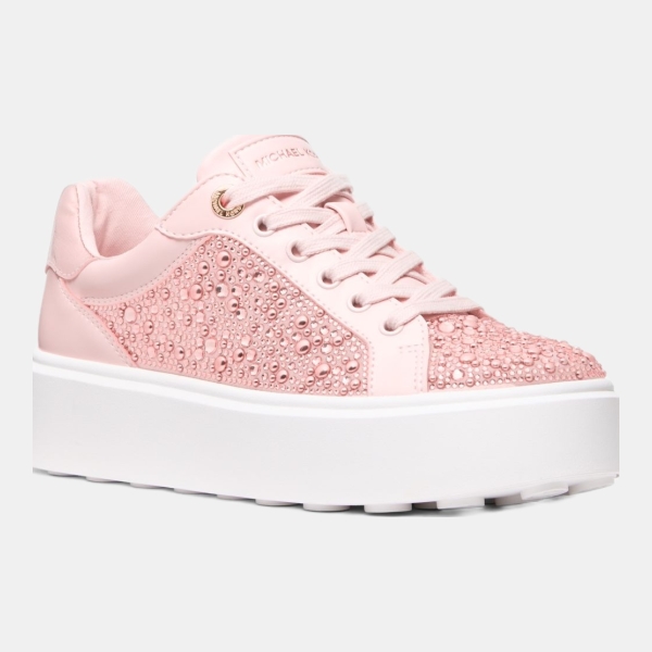 Michael Kors Outlet Romey Embellished Platform Sneaker - POWDER BLUSH