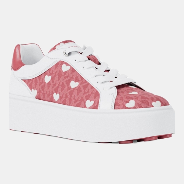 Michael Kors Outlet Romey Printed Signature Logo Platform Sneaker