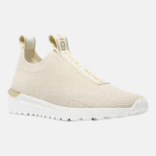 Michael Kors Outlet Bodie Metallic Knit Slip-On Sneaker