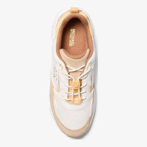 Michael Kors Outlet Jett Mixed-Media Trainer - Image 4