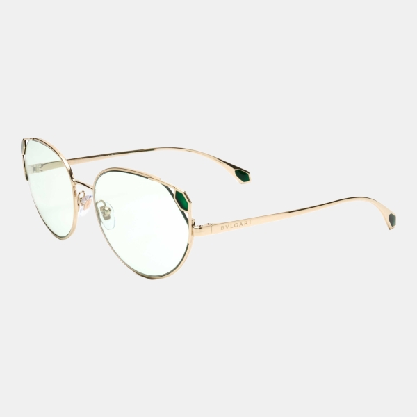 Bulgari Women's Gold Sunglasses - Pale gold