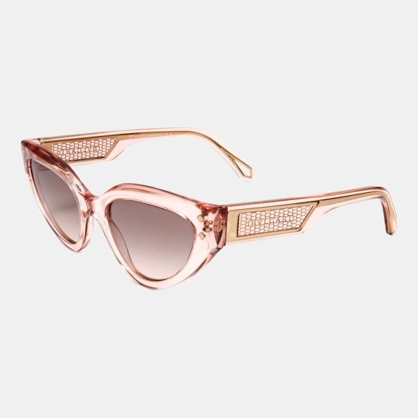 Bulgari Women's Pink Sunglasses - Transparent pink