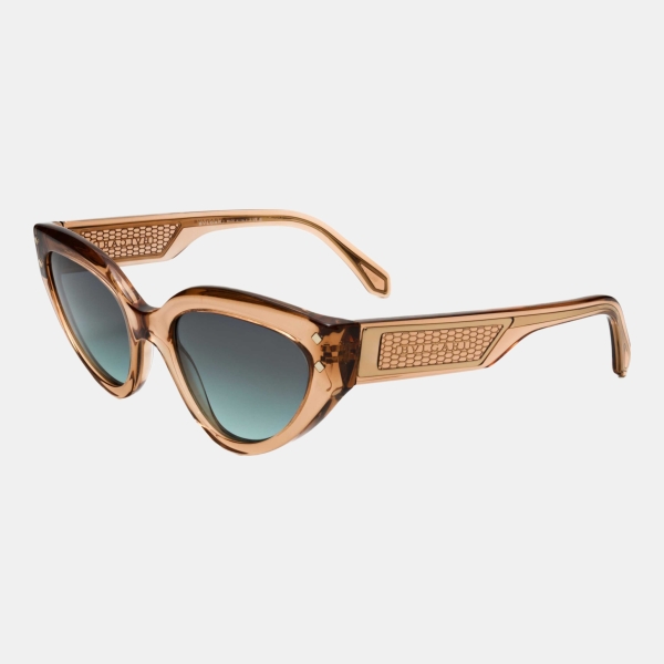 Bulgari Women's Brown Sunglasses - Transparent brown