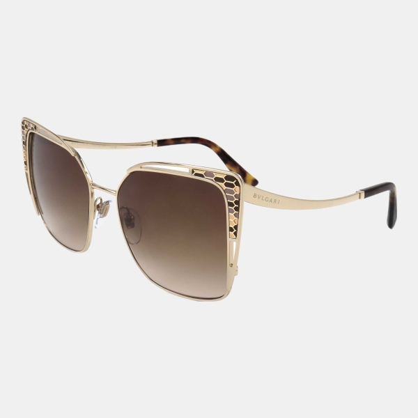 Bulgari Women's Gold Sunglasses - Pale gold