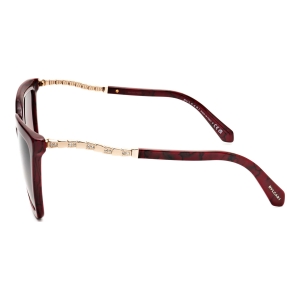 Bulgari Women's Red Sunglasses - Marbled cherry - Image 3