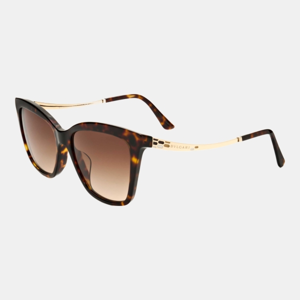 Bulgari Women's Brown Sunglasses - Havana