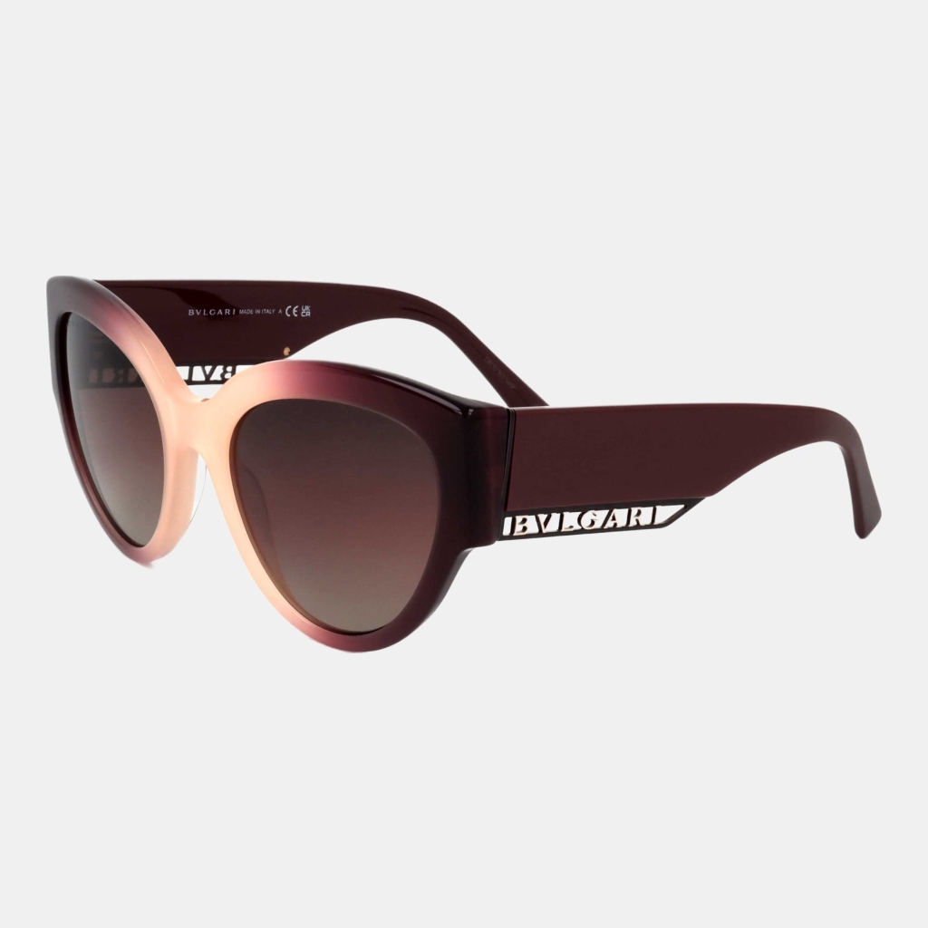 Bulgari Women's Red Sunglasses - Bordeaux pink