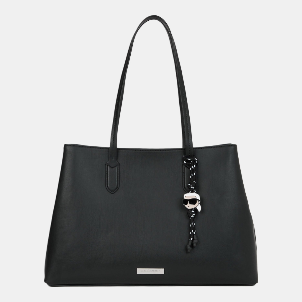 Karl Lagerfeld Ikon smooth large tote bag
