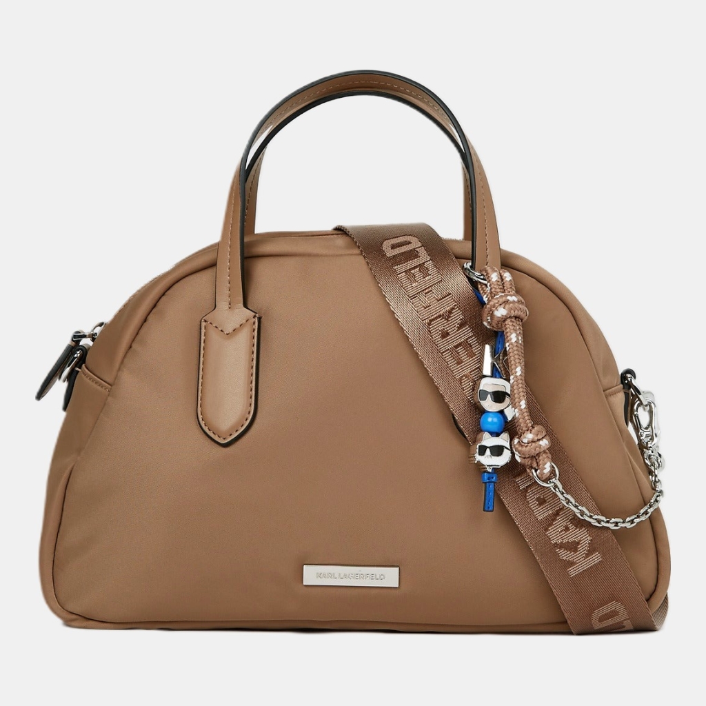 Karl Lagerfeld Ikon nylon bowling bag