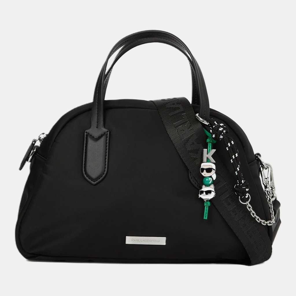 Karl Lagerfeld Ikon nylon bowling bag