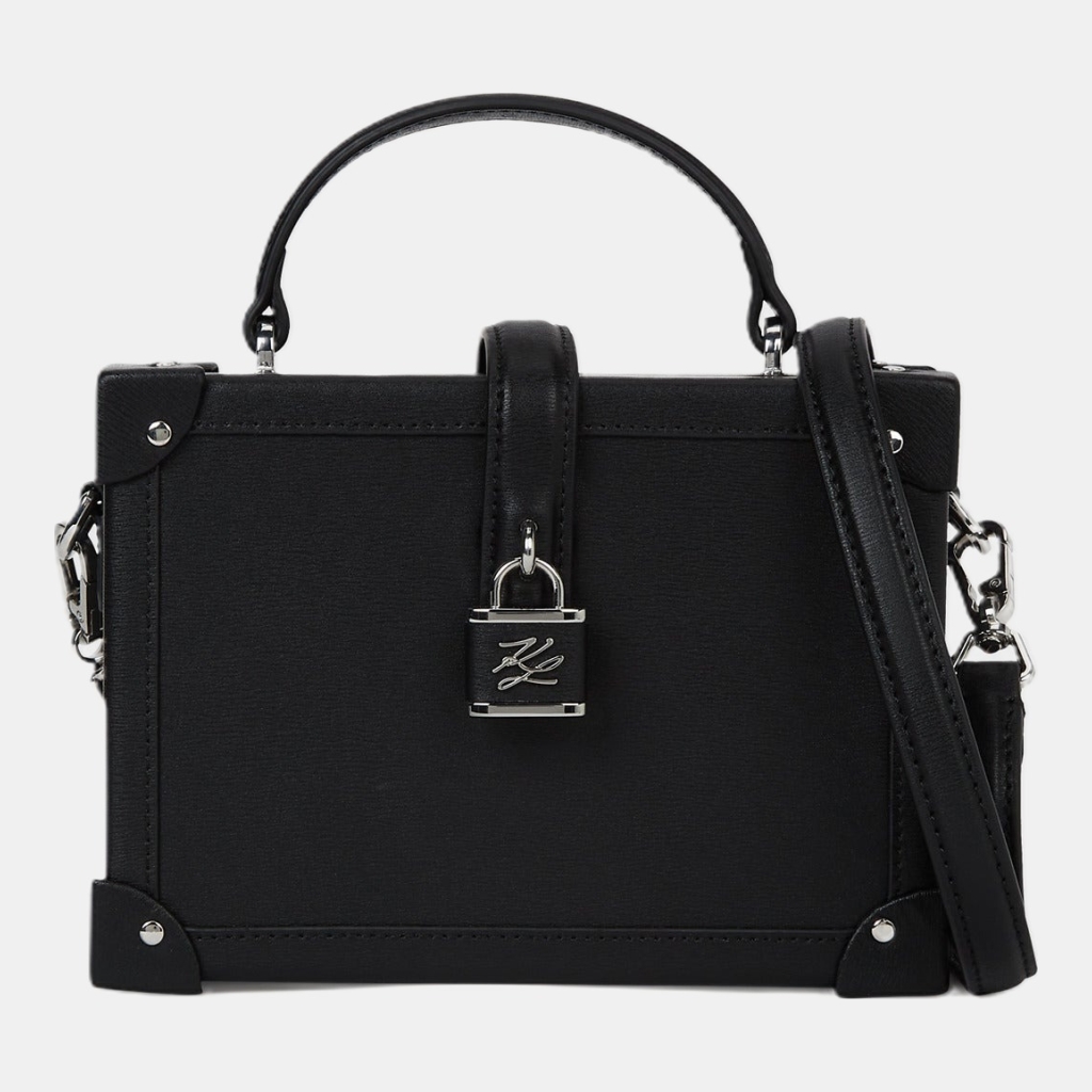 Karl Lagerfeld K/Autograph padlock trunk bag