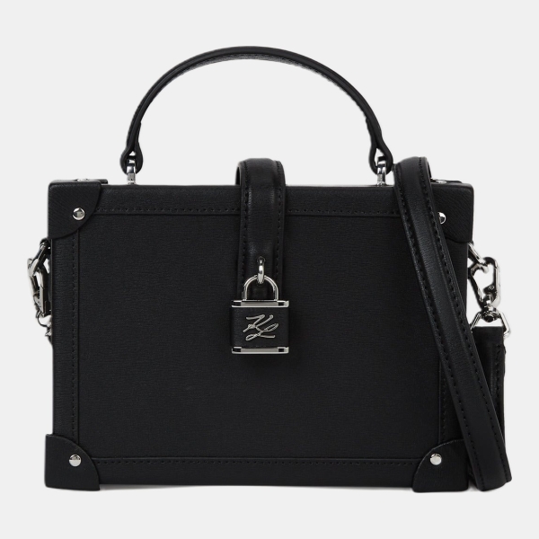 Karl Lagerfeld K/Autograph padlock trunk bag