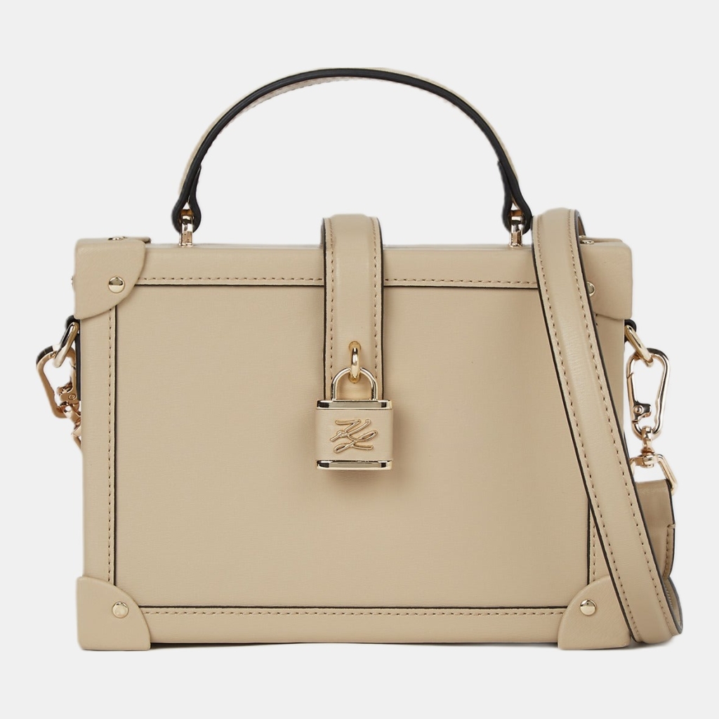 Karl Lagerfeld K/Autograph padlock trunk bag