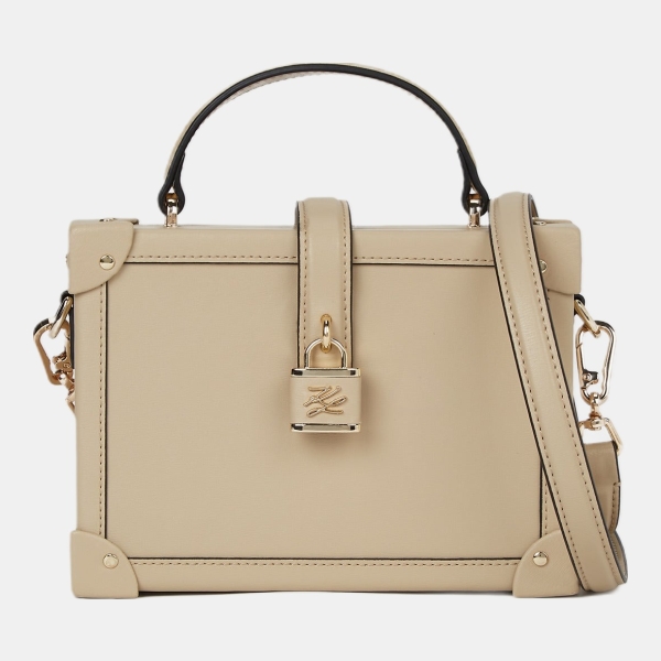 Karl Lagerfeld K/Autograph padlock trunk bag