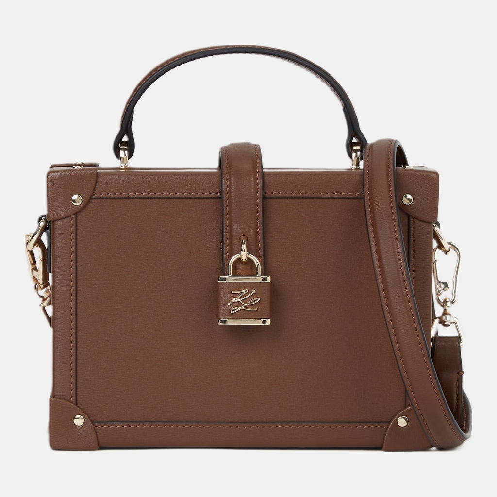 Karl Lagerfeld K/Autograph padlock trunk bag