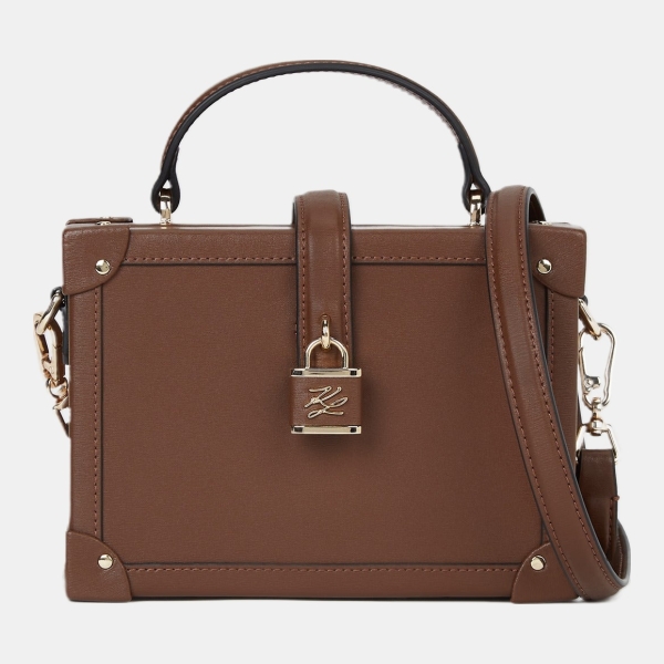 Karl Lagerfeld K/Autograph padlock trunk bag