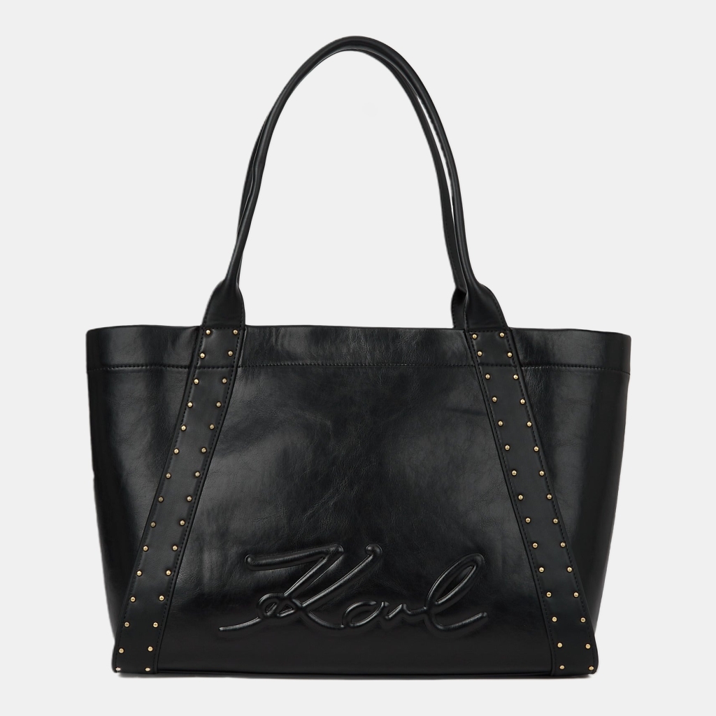 Karl Lagerfeld K/Ville medium studded tote bag