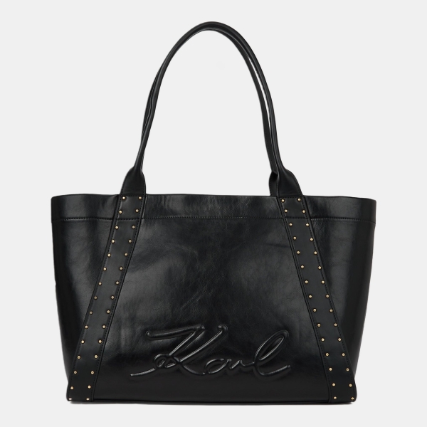 Karl Lagerfeld K/Ville medium studded tote bag