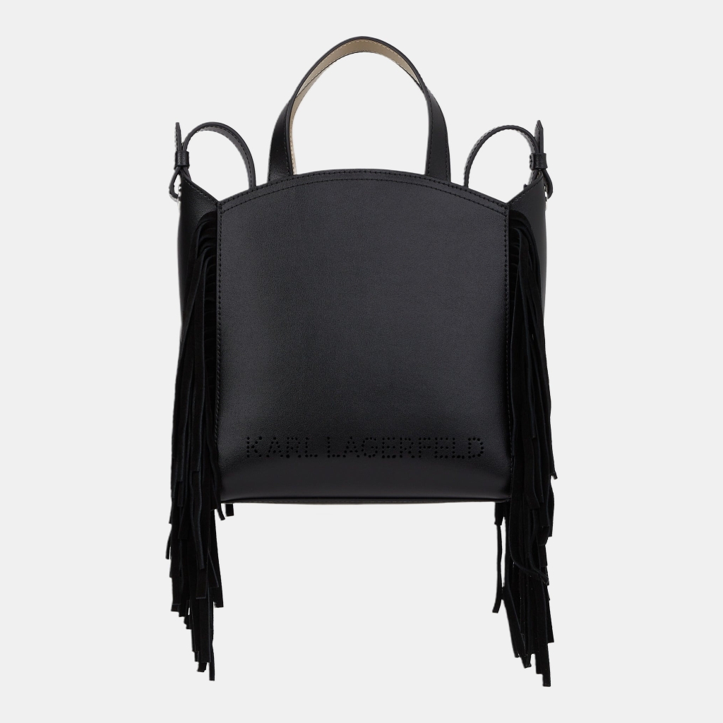 Karl Lagerfeld K/Circle small fringe tote bag