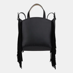 Karl Lagerfeld K/Circle small fringe tote bag