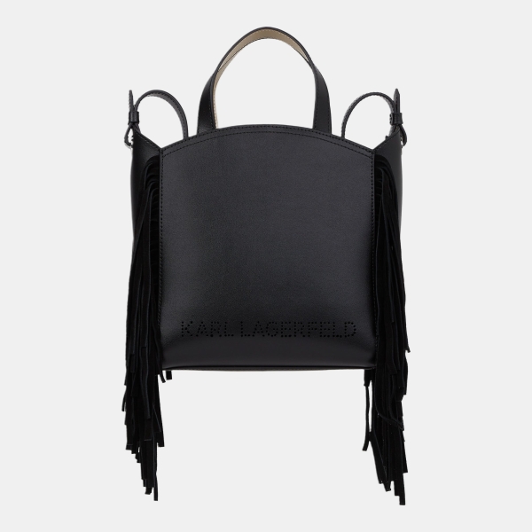 Karl Lagerfeld K/Circle small fringe tote bag