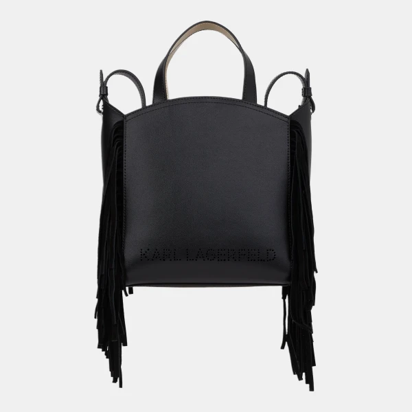 Karl Lagerfeld K/Circle small fringe tote bag