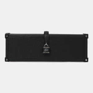Karl Lagerfeld K/Autograph padlock trunk clutch