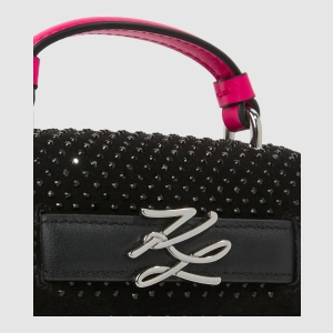 Karl Lagerfeld Exclusive K/Autograph rhinestone nano bag - Image 4