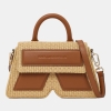 Karl Lagerfeld Ikon K woven top handle bag