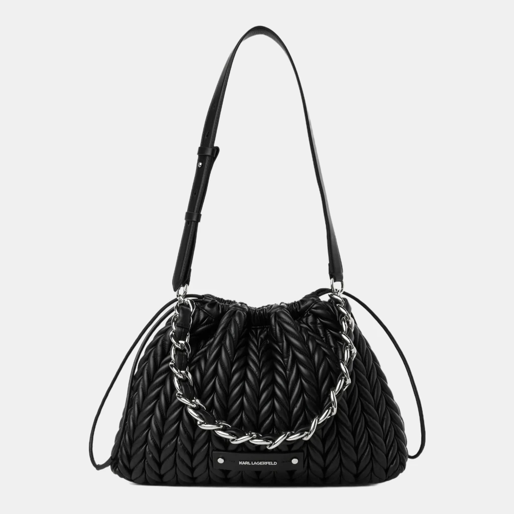 Karl Lagerfeld K/Weave chain shoulder bag