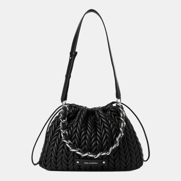 Karl Lagerfeld K/Weave chain shoulder bag