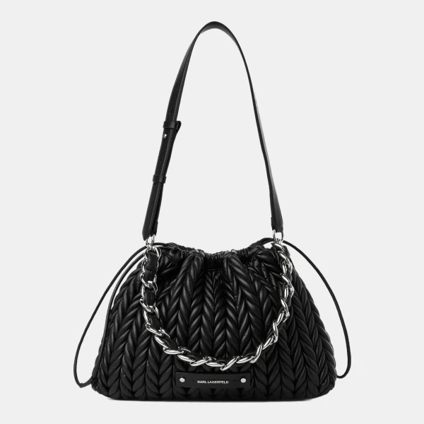 Karl Lagerfeld K/Weave chain shoulder bag