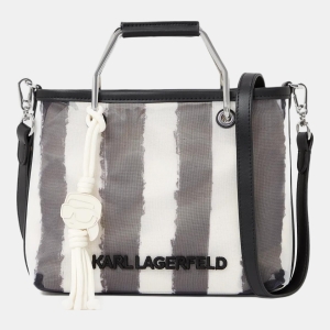Karl Lagerfeld Ikon mesh small tote bag