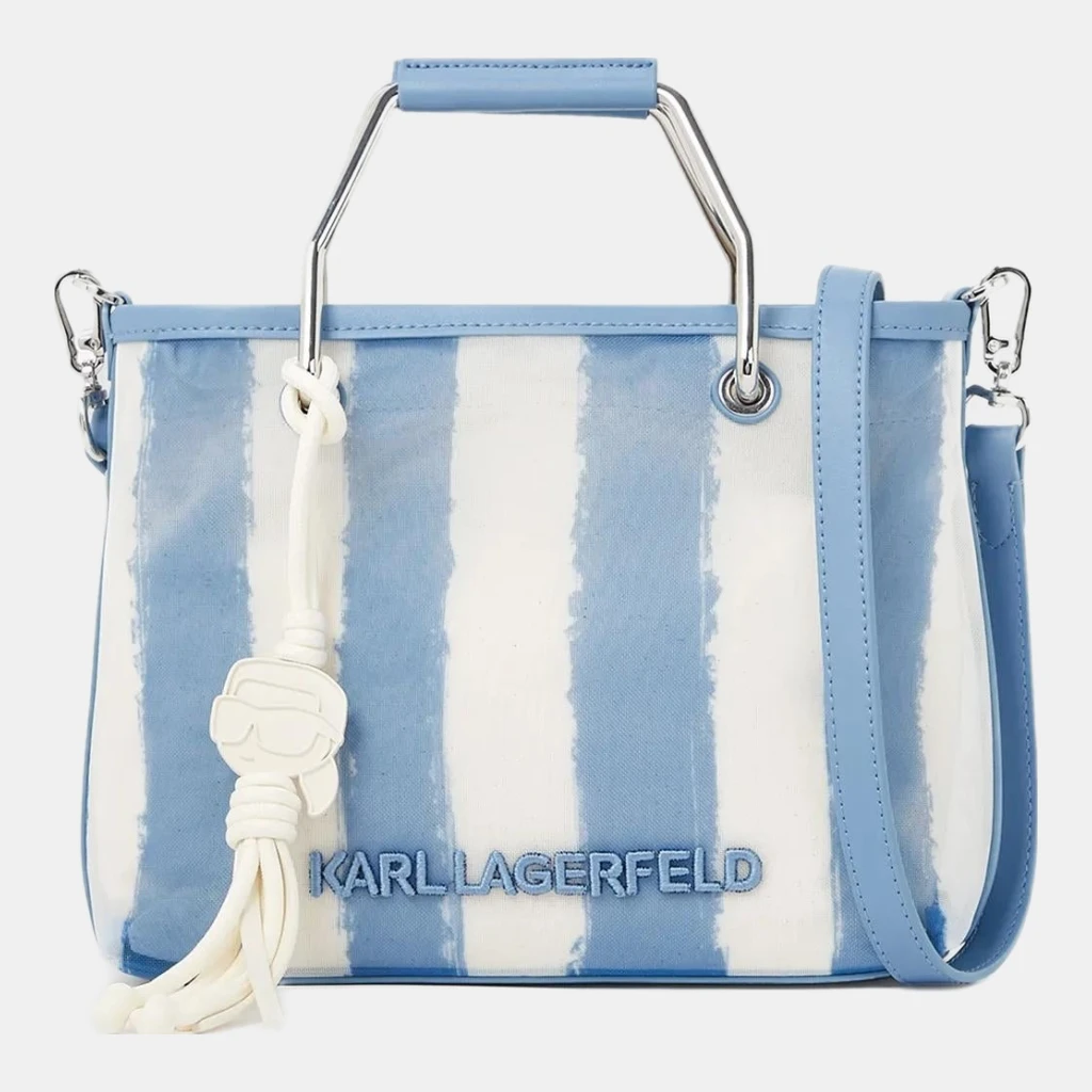 Karl Lagerfeld Ikon mesh small tote bag