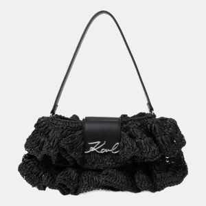 Karl Lagerfeld K/Signature ruffle shoulder bag
