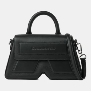 Karl Lagerfeld Ikon K leather top handle bag