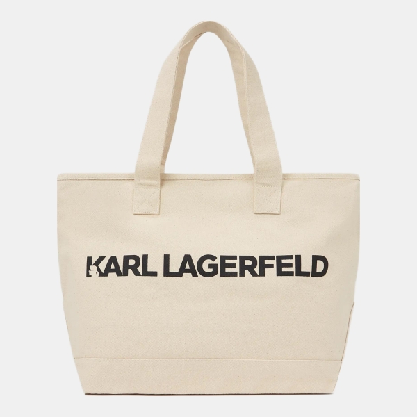 Karl Lagerfeld Logo extra large tote bag