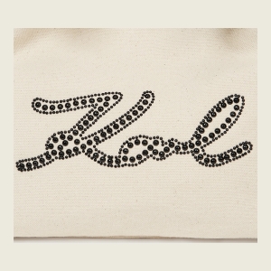Karl Lagerfeld K/Signature ribbon bow shopper - Image 4