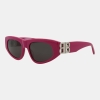 Balenciaga Novelty Women's Pink Sunglasses - Fuchsia