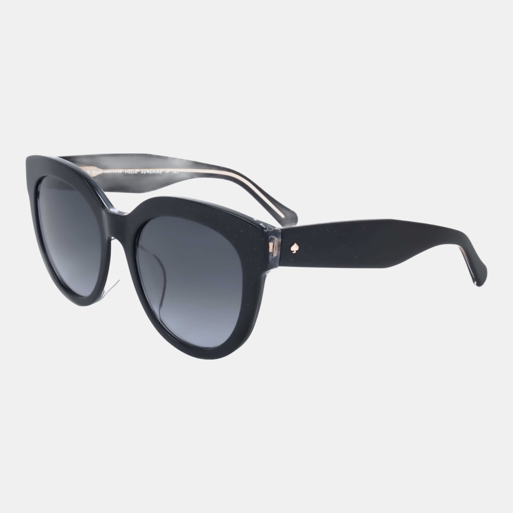 Kate Spade Women's Black Round Sunglasses